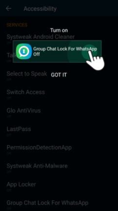 Group Chat Locker for Whats Chat App