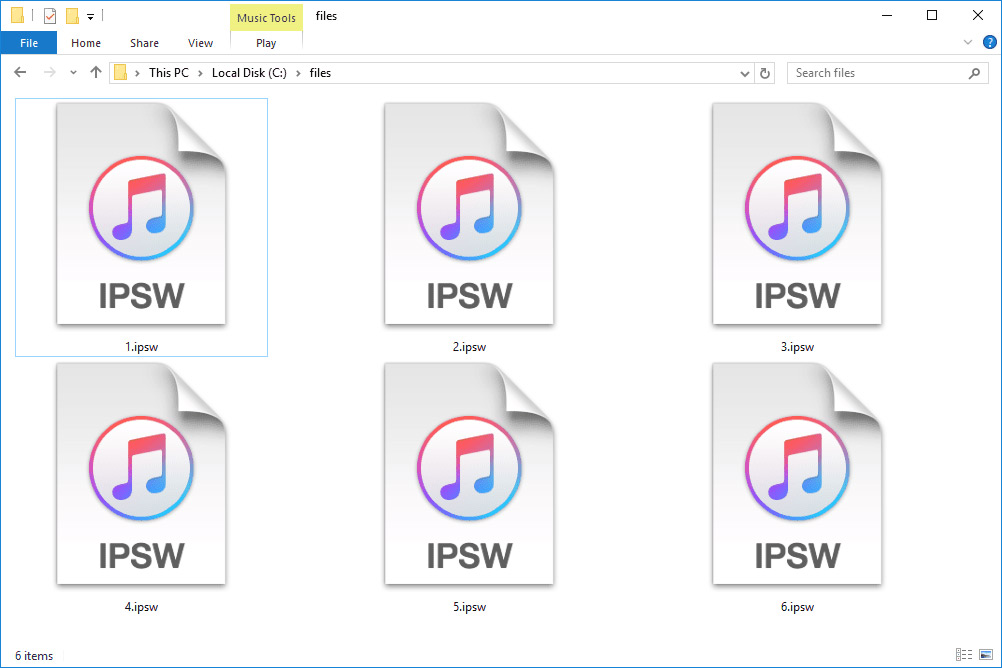 What is IPSW files for iOS firmware