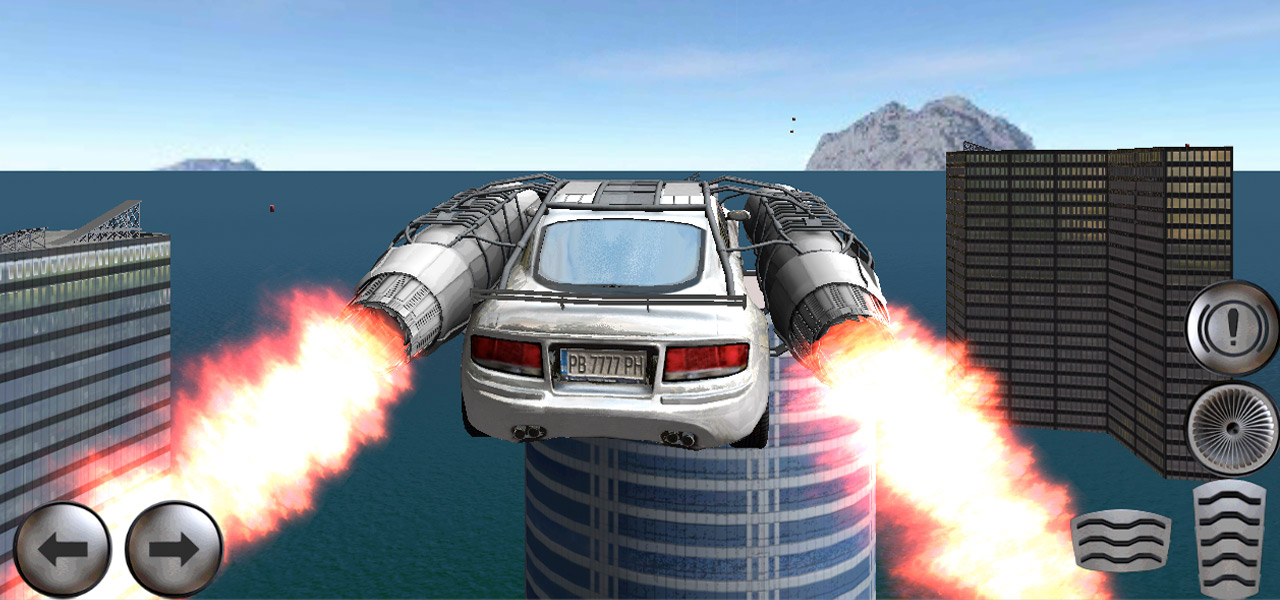 Jet Car - Extreme Jumping