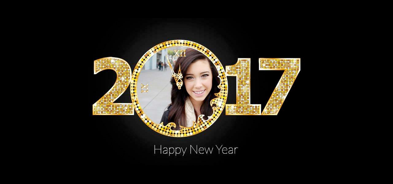 New Year Photo Frame 2017