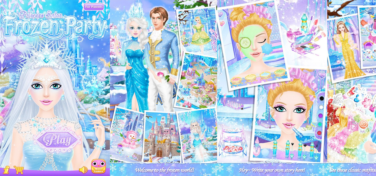 Princess Salon: Frozen Party