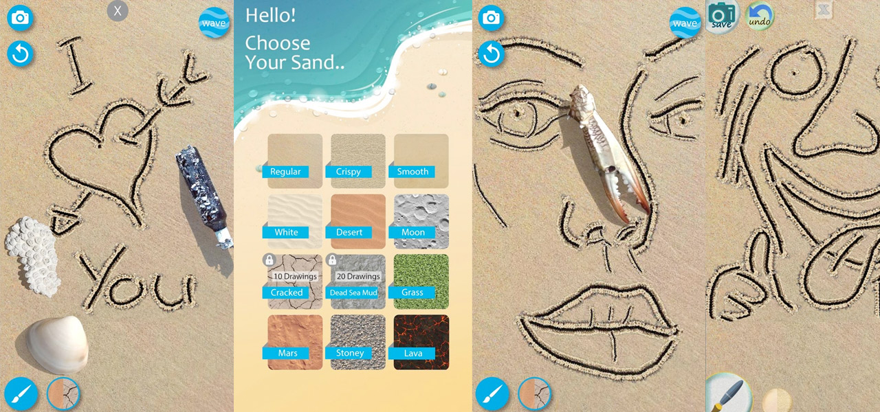 Animal Sand Draw Sketch Drawing Pad App with simple drawing