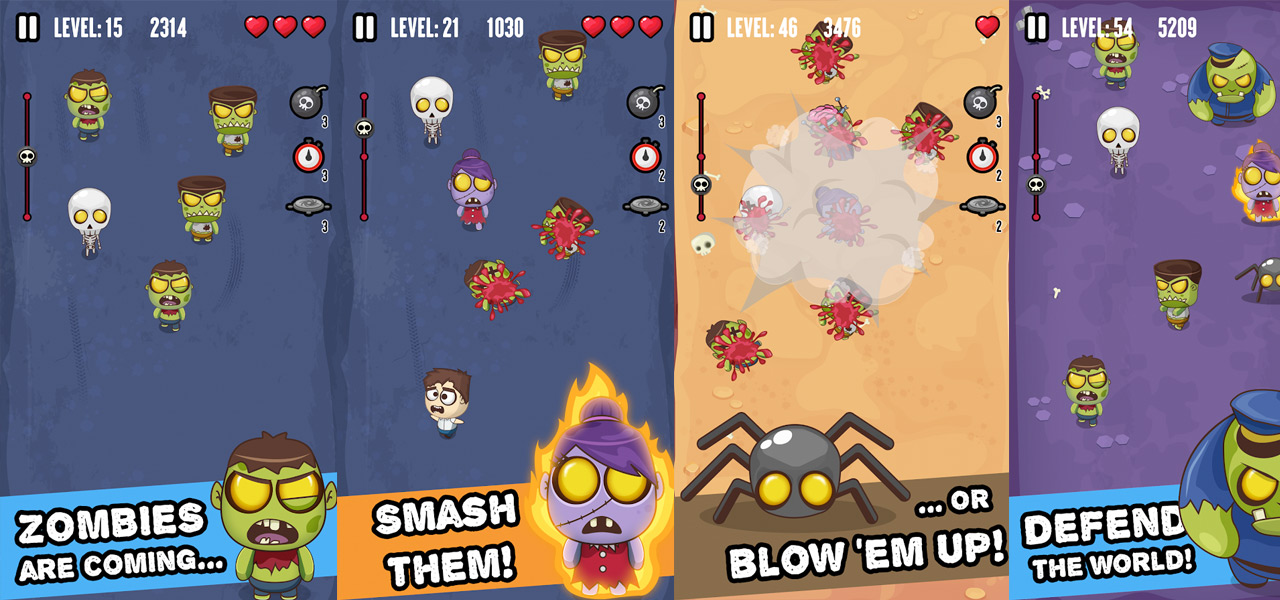 Zombie Invasion - Smash 'em!