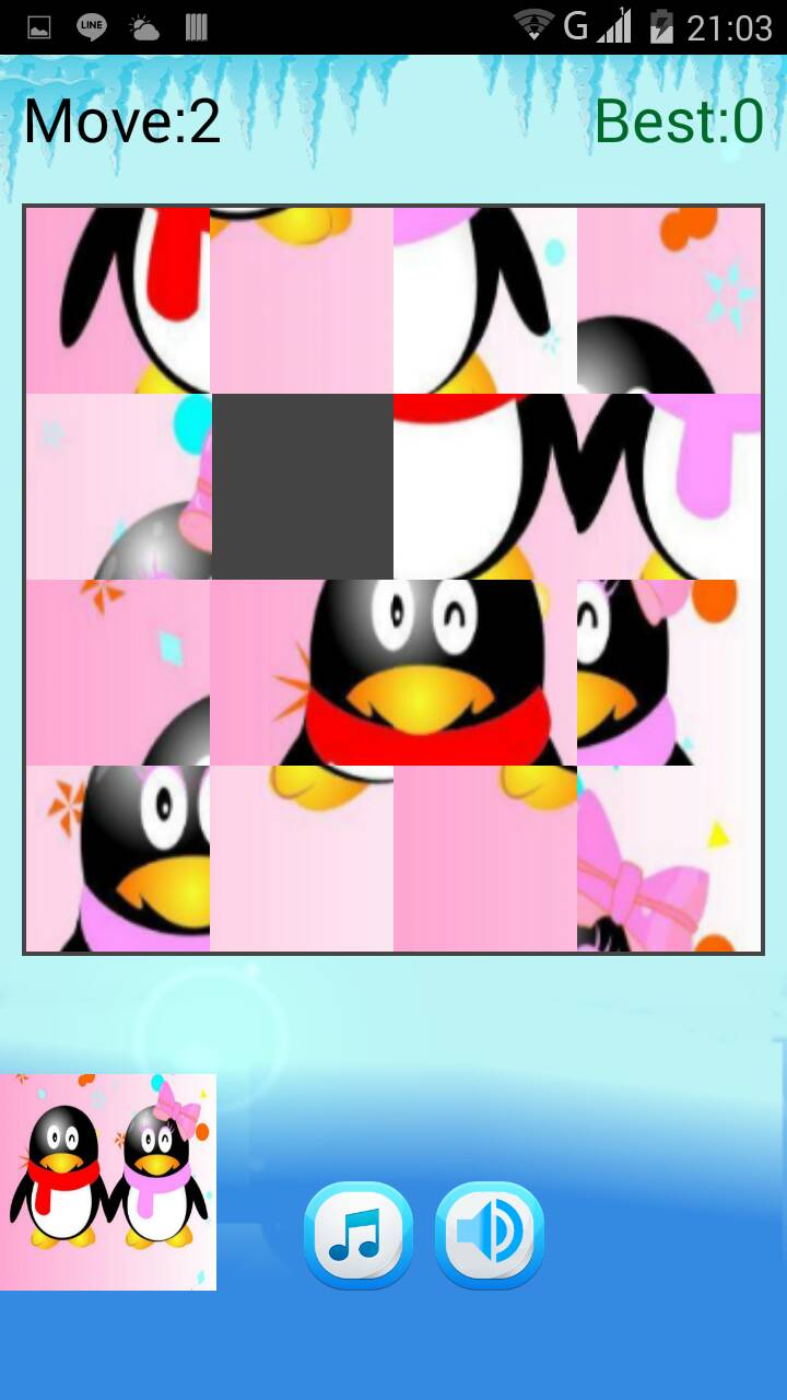Christmas Penguins Puzzle