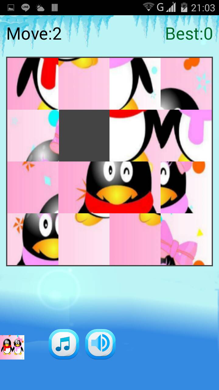 Christmas Penguins Puzzle