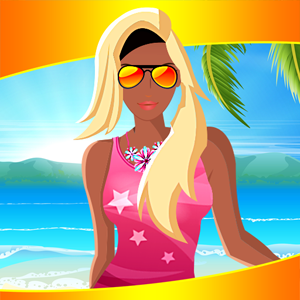 Beach Girl Dress Up Games