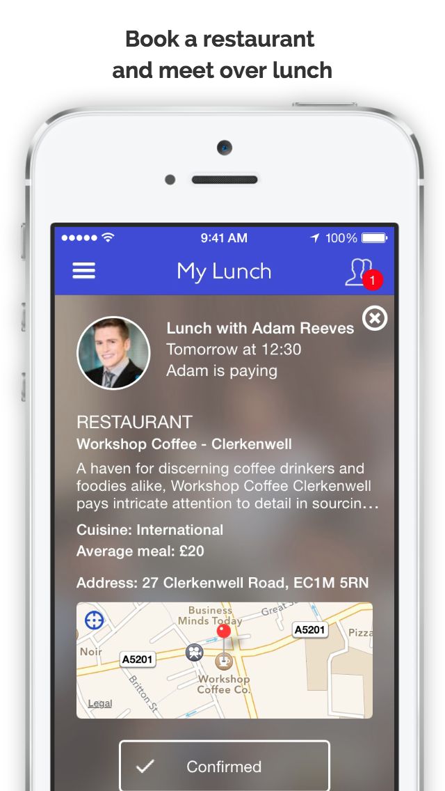 BreathR – Professionally Network Over Lunch