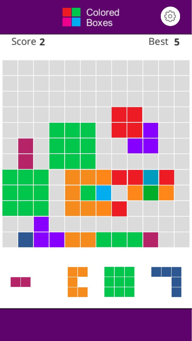 Colored Boxes – 1010 & 1212 Blocks Puzzle Obsession