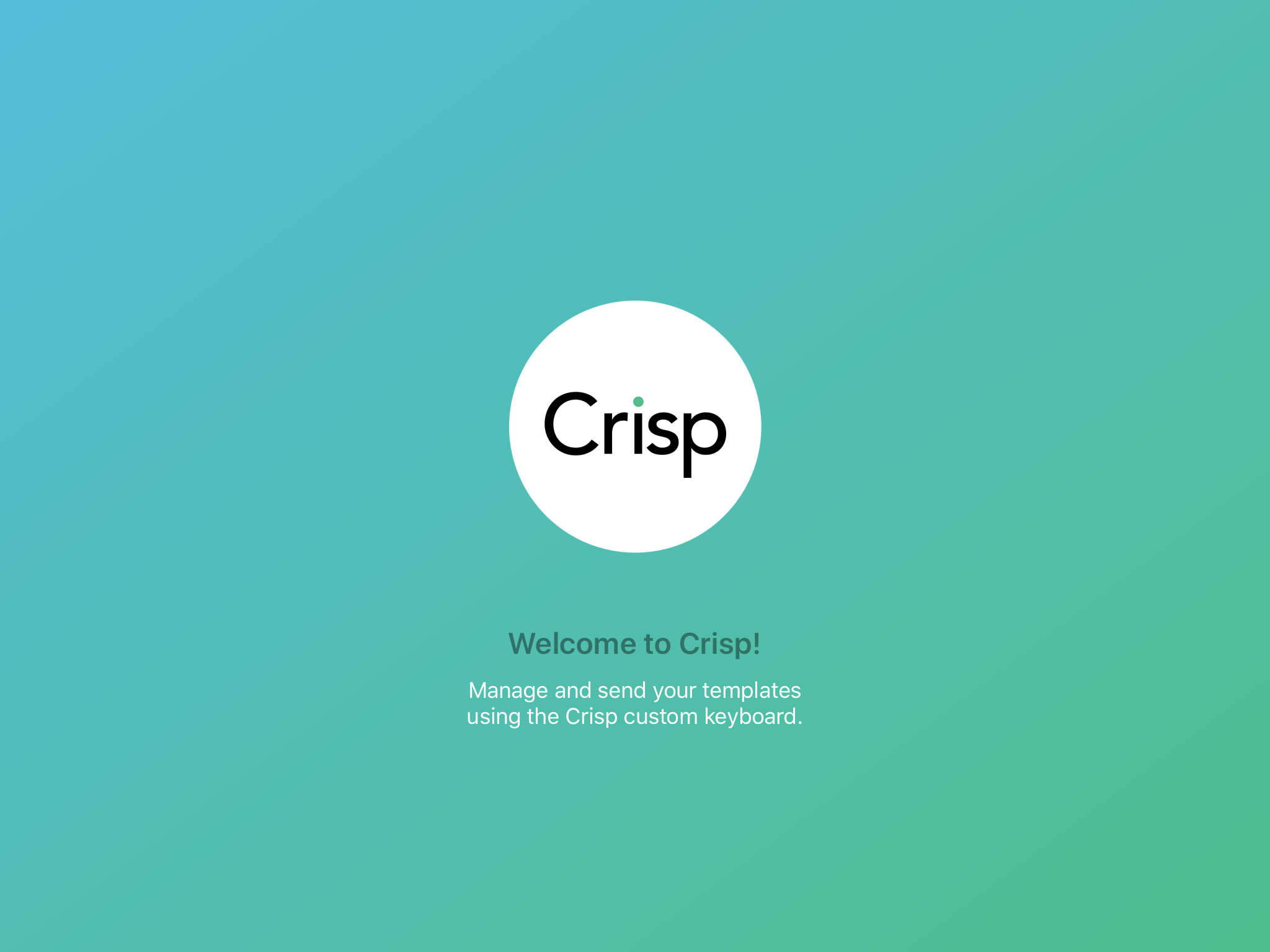 Crisp – Email Template Keyboard