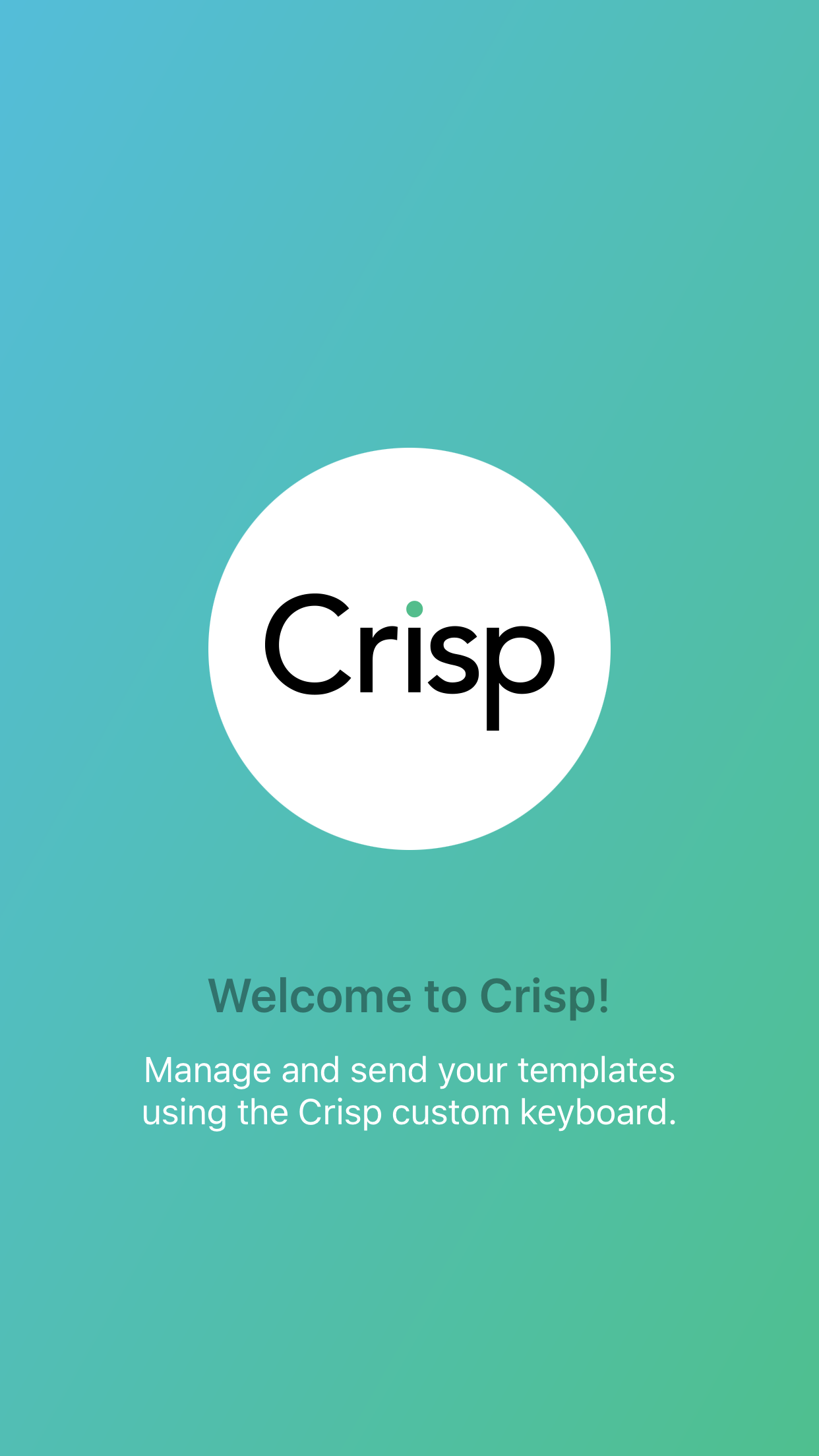 Crisp – Email Template Keyboard