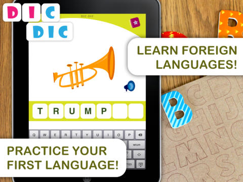 Dic-Dic. Multilingual dictation to practise spelling, writing and sound-letter matching