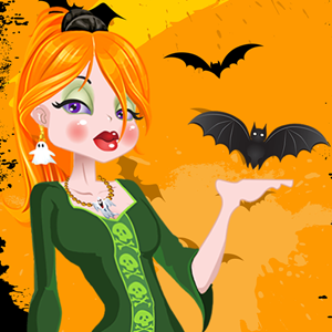 Dress Up Halloween Girl