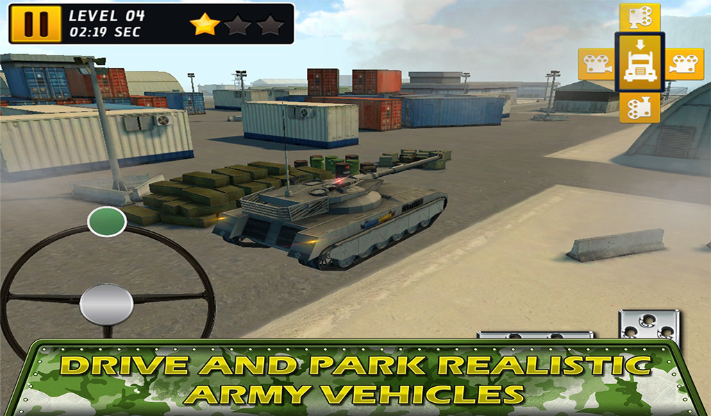 Drive Tank Parking Combat 3D