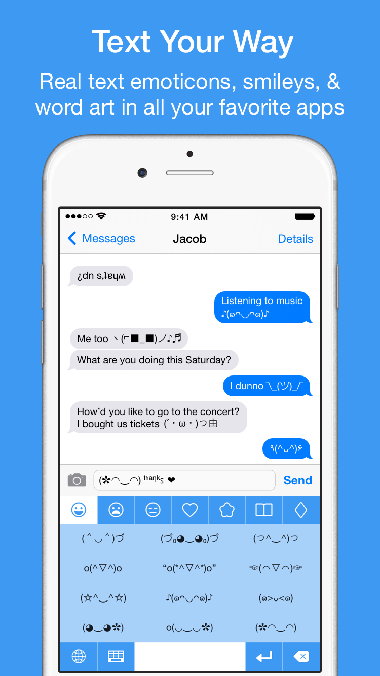 EmojiKey – Emoji Keyboard & Emoticons For iPhone & iOS 8 Plus Themes