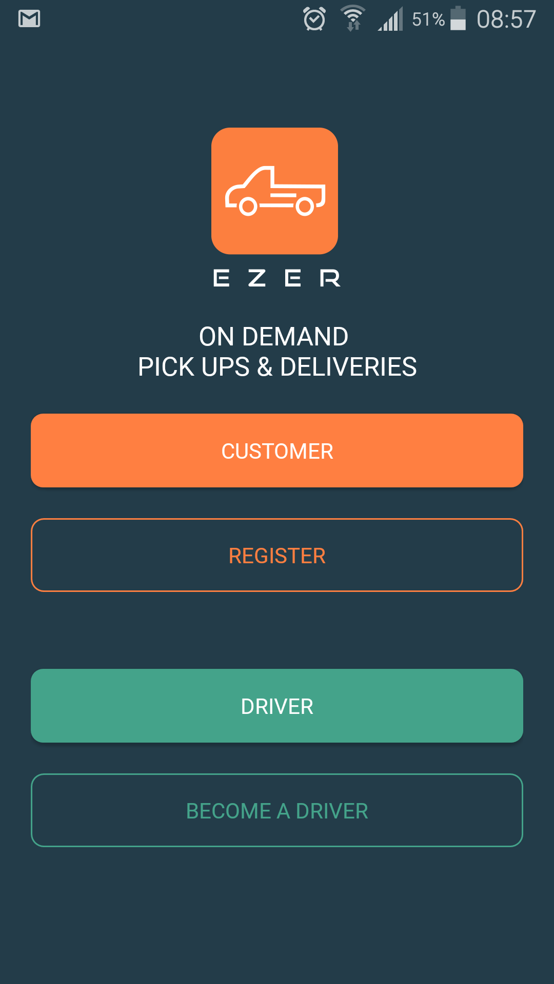 EZER - Same-Day, on-demand local delivery