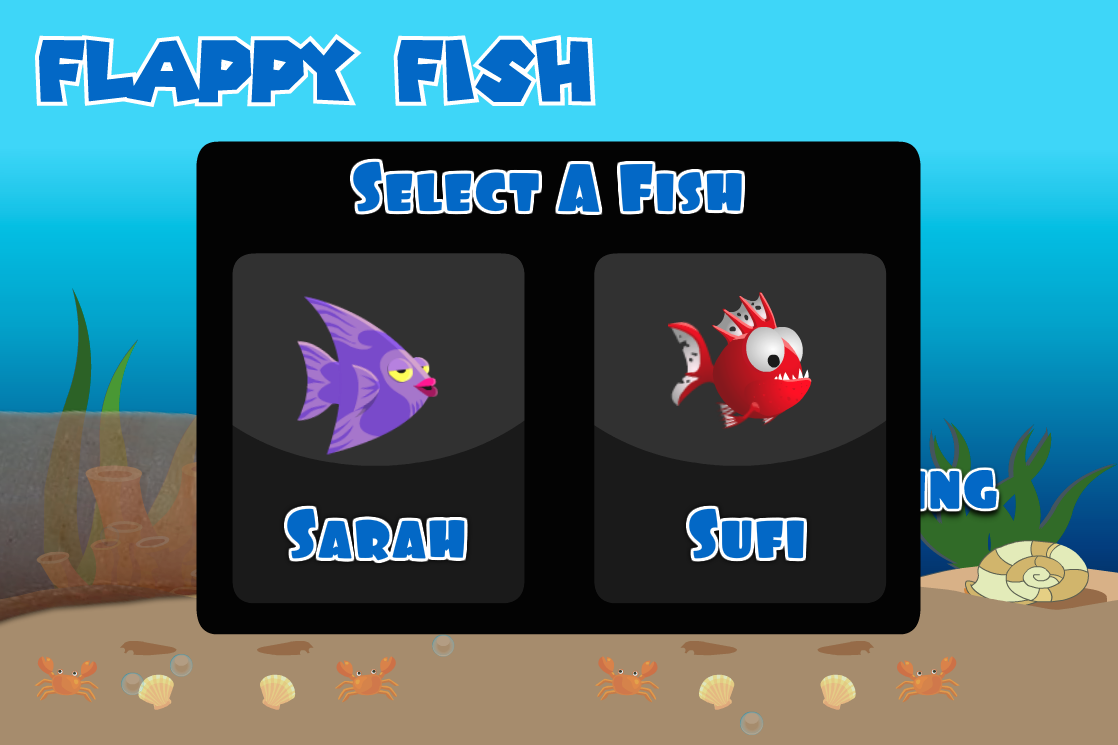 Flappy Fish in Sea