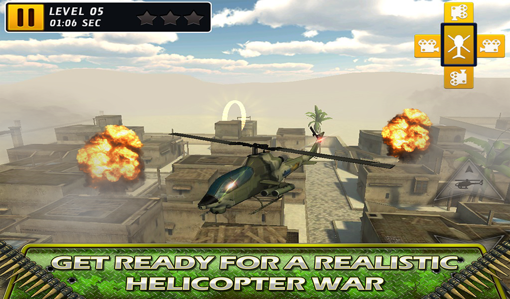Fly Helicopter Battle Parking