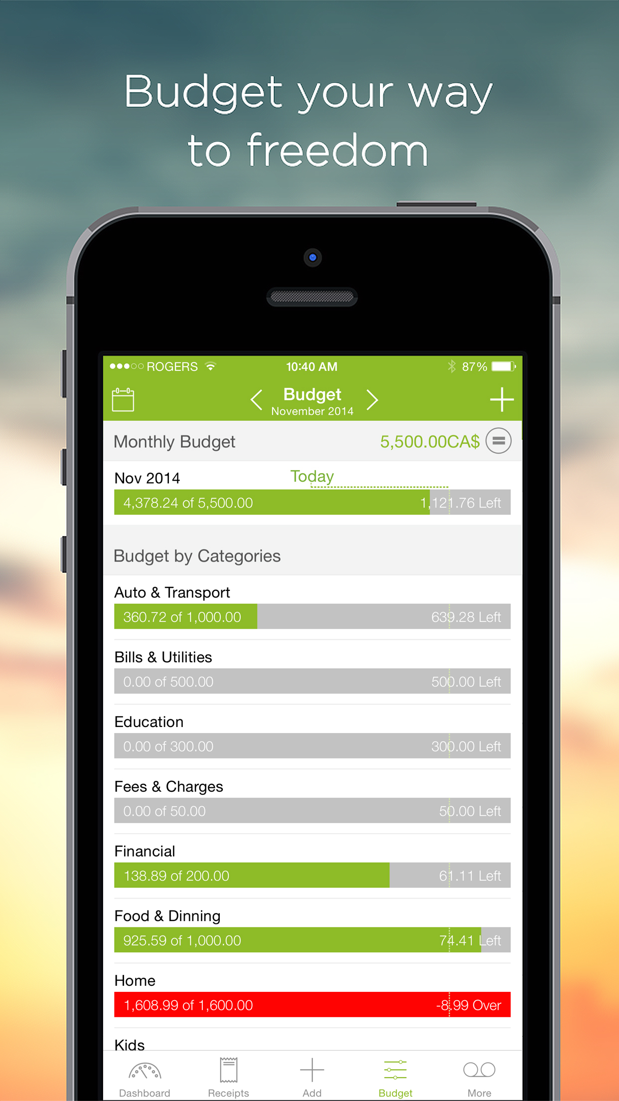 Foreceipt Receipt Manager- Daily Expense & Incomes Tracker,Personal Financial Planning & Monthly Budget Planner