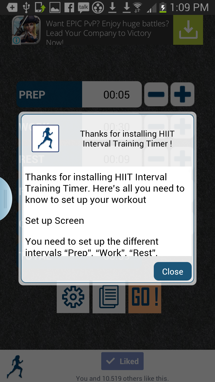 HIIT Interval Training Timer