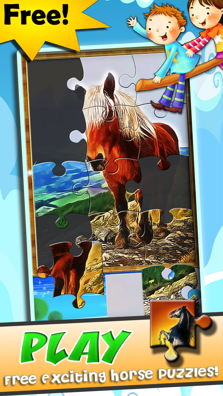 Horse Jigsaw Puzzle Game