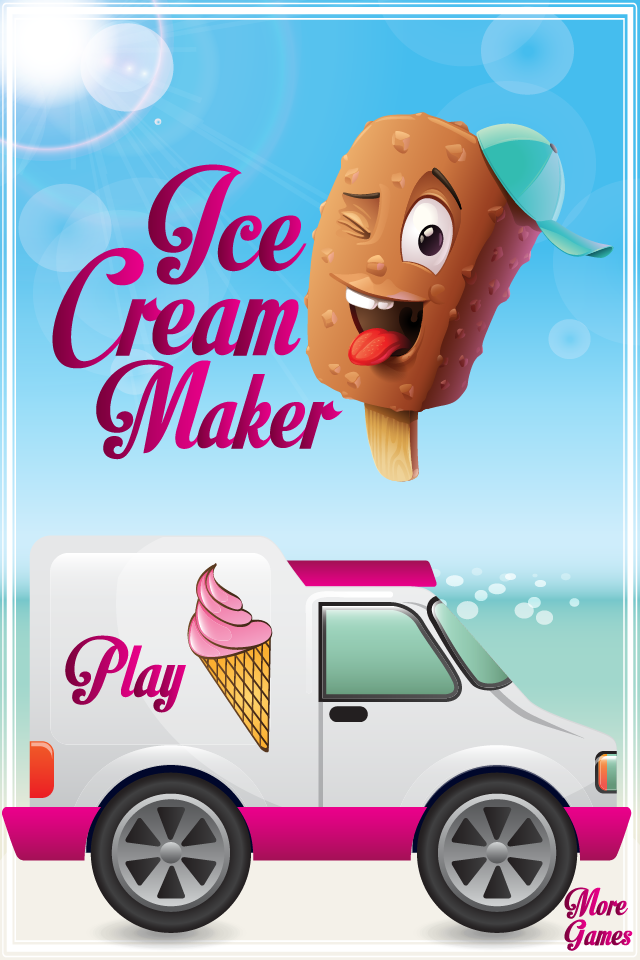 Ice cream dessert maker – game