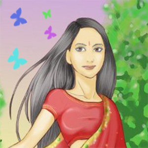 Indian magical girl dress up