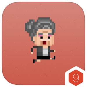 Jaywalker Granny - Pixel Crossy Road