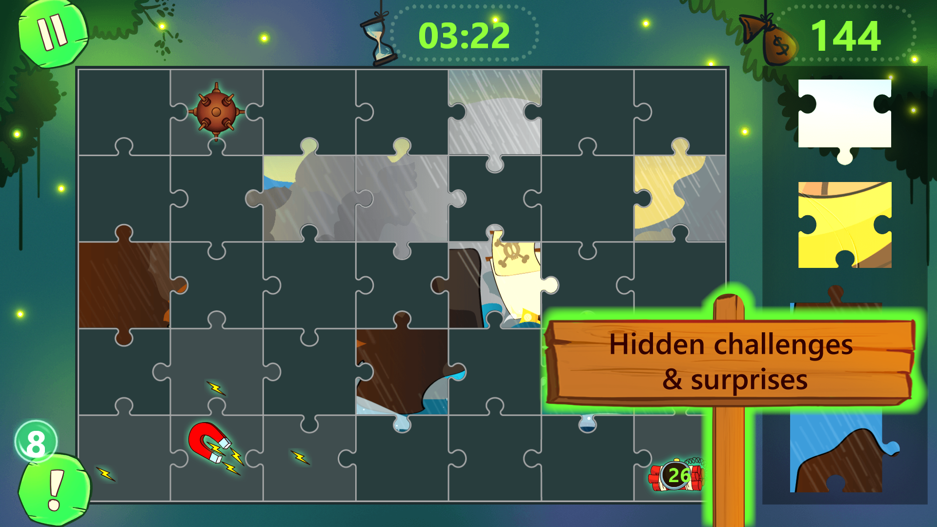 Jigsaw Puzzle Games- A Treasure hunt