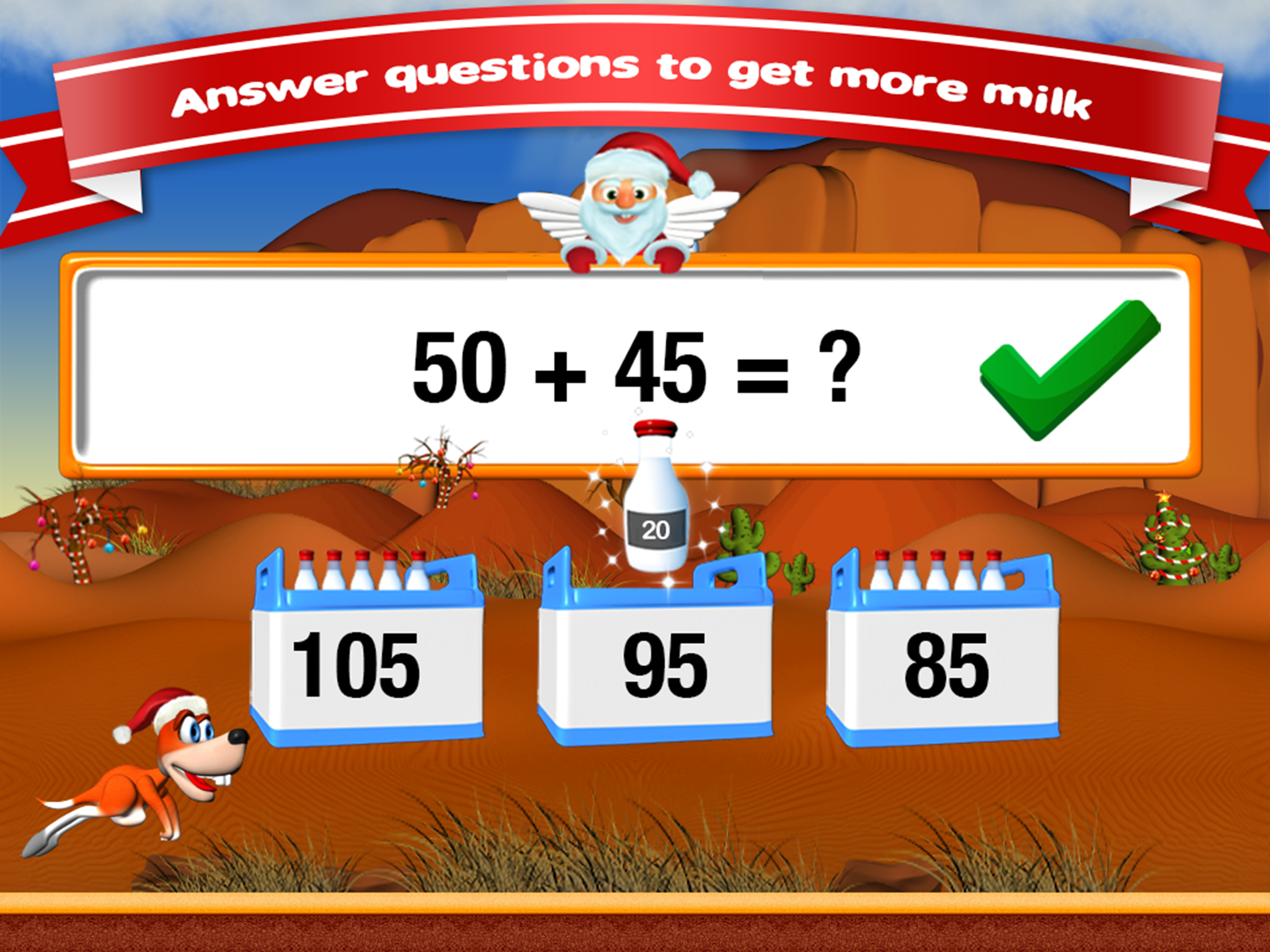 Milk Hunt: Kids Math Game