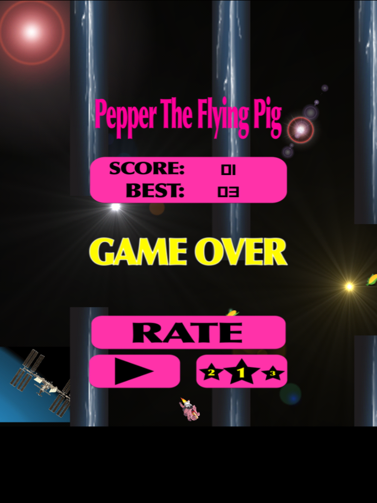Pepper The Flying Pig
