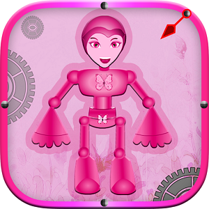 Pink Robo super power girl