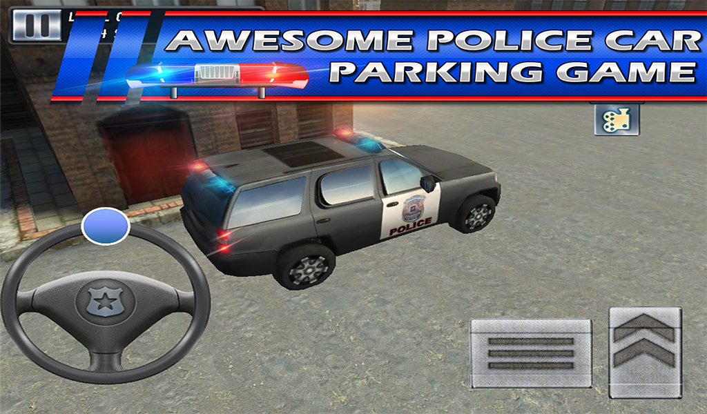 Police car 3D Parking Riot