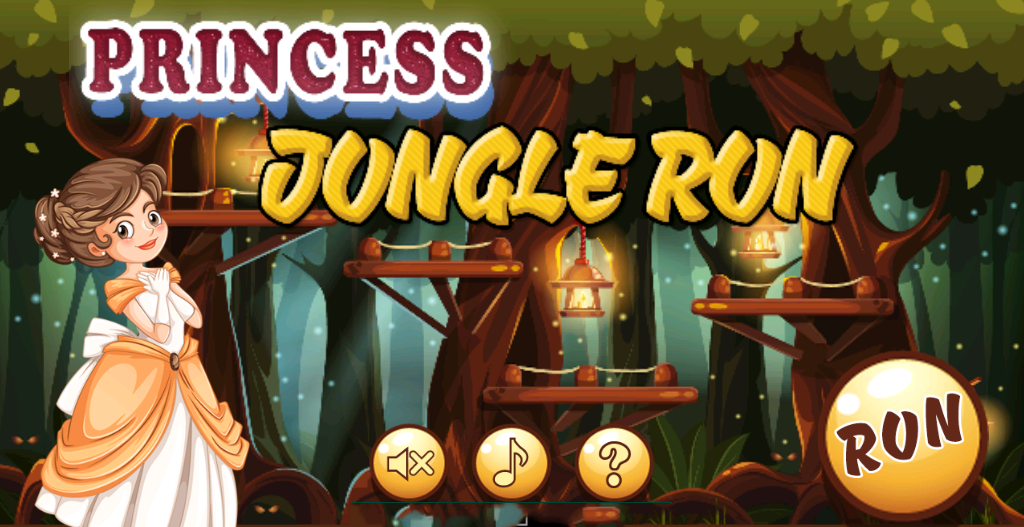 Princess Jungle Run