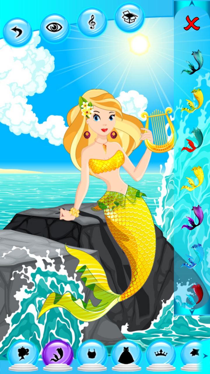 Princess Mermaid Dress Up Games