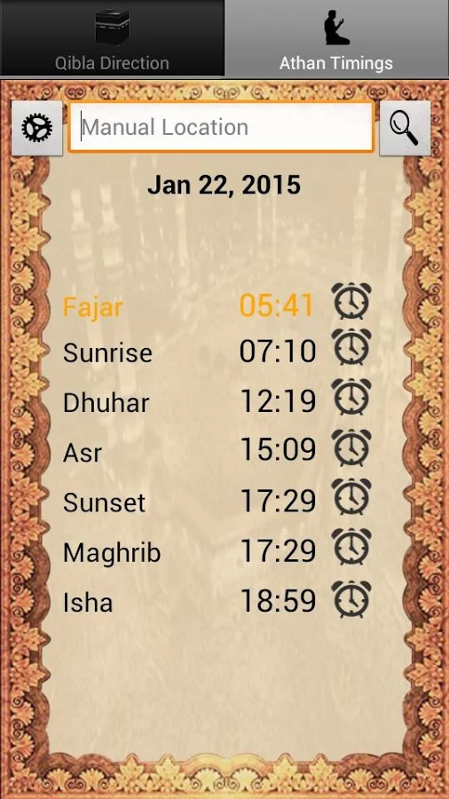 Real Qibla and Prayer Times Finder