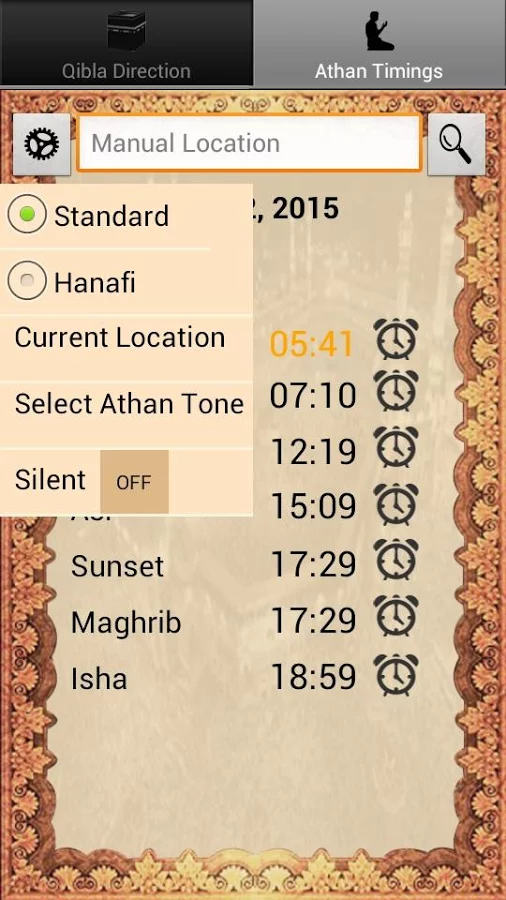 Real Qibla and Prayer Times Finder