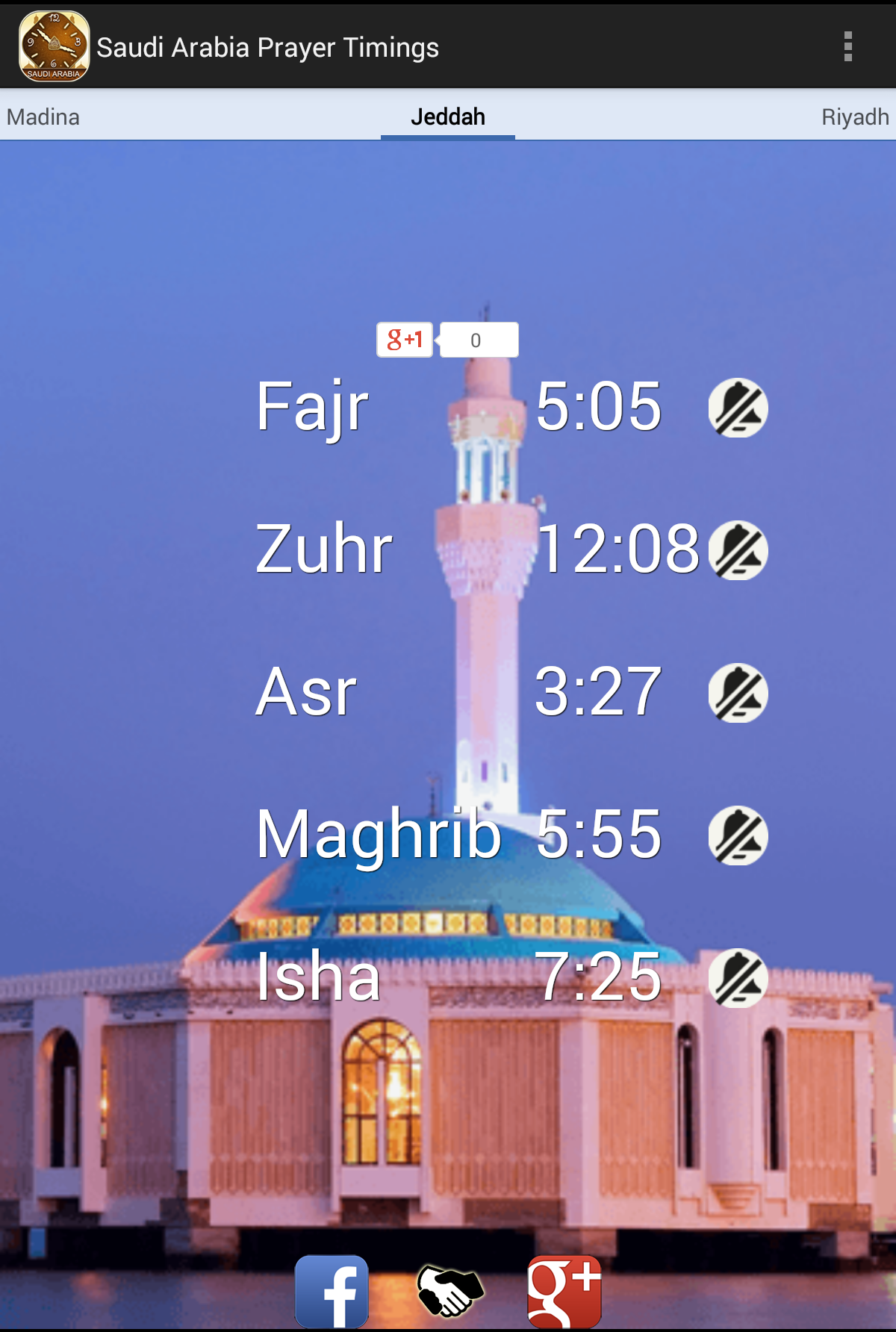 Saudi Arabia KSA Prayer Times