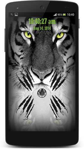 screen lock tiger