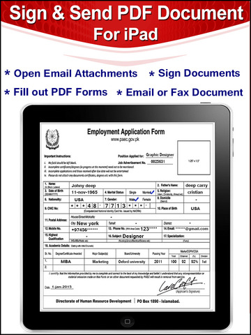 Sign and Send Documents