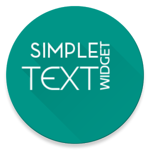 Simple Text Widget