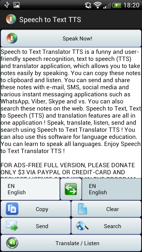 speech to text translator online free