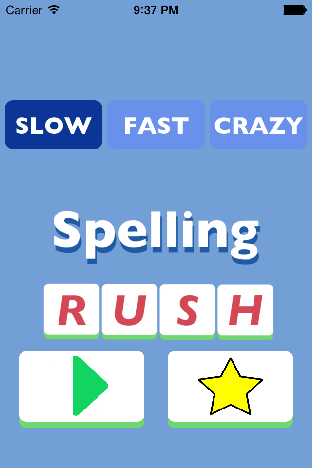 Spelling RUSH