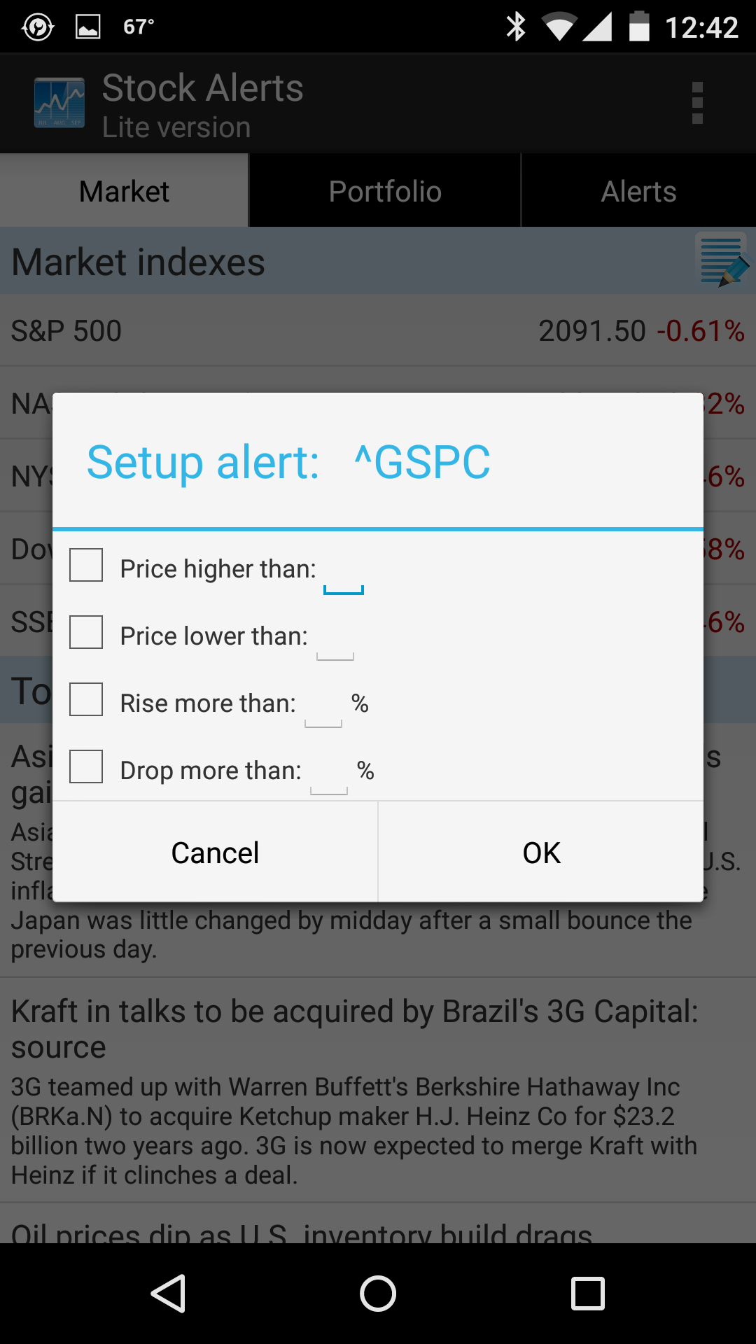 Stock Alerts