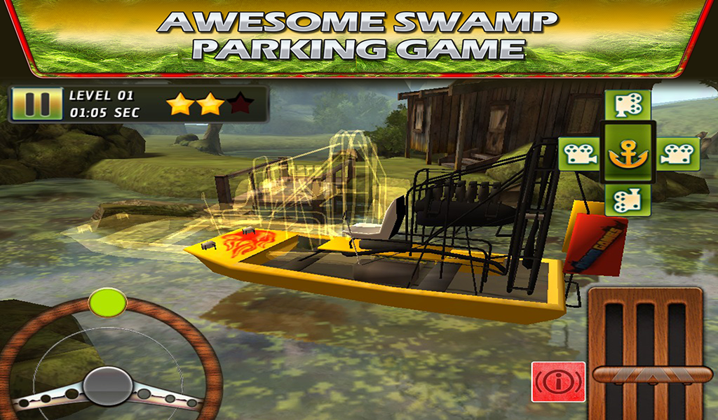 Swamp Boat Parking – 3D Racer