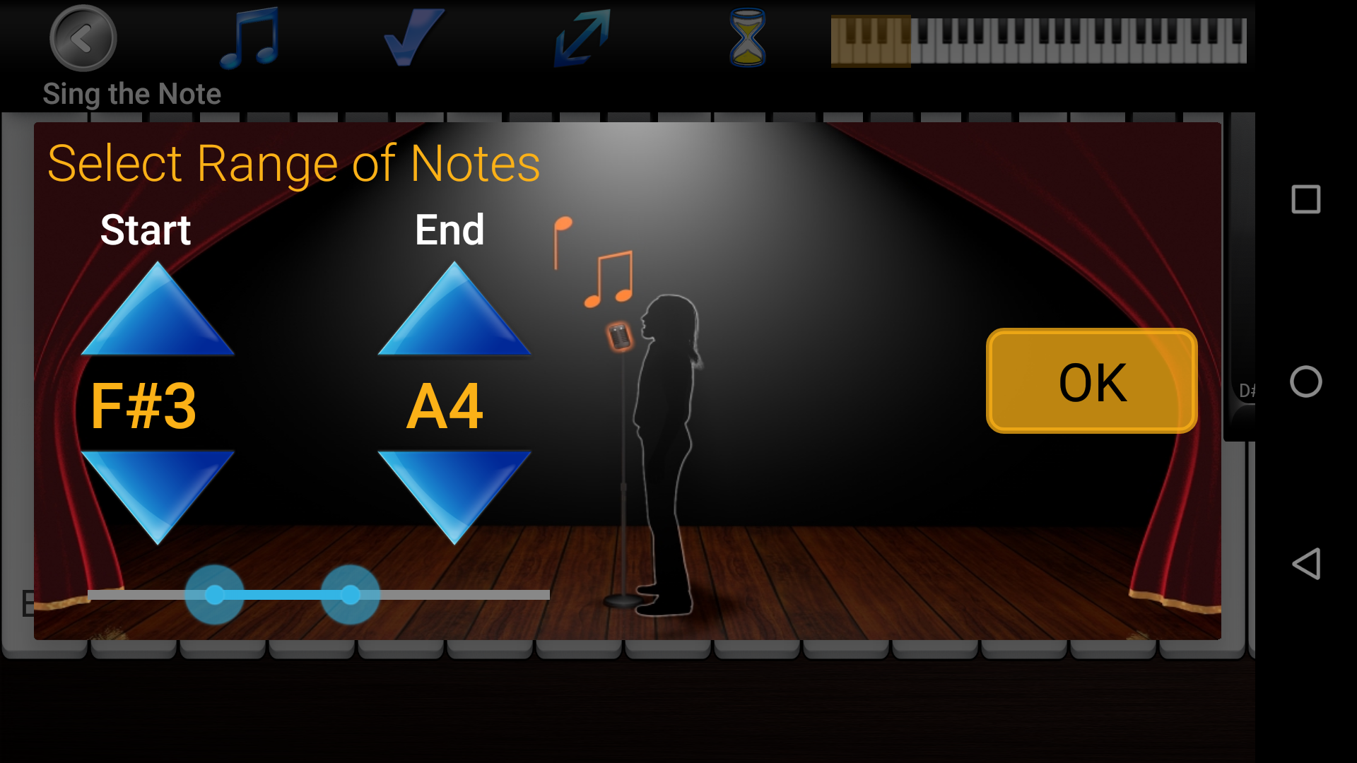 Sing android. Voice Training app. Voice Training.