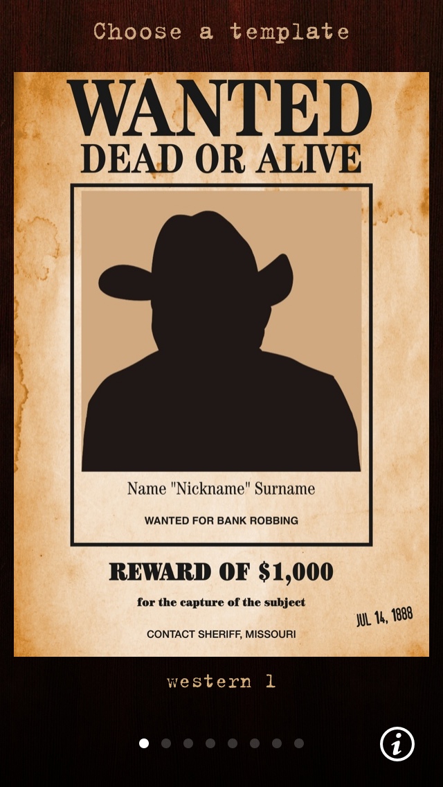 Wanted Poster Template by K-C-Lexa on DeviantArt