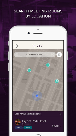 Bizly -- Instant Meetings at Leading Hotels