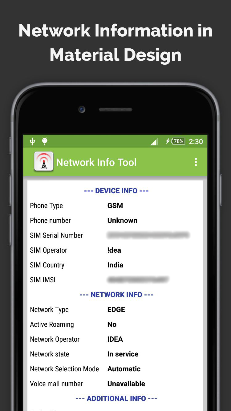 Network Info Tool