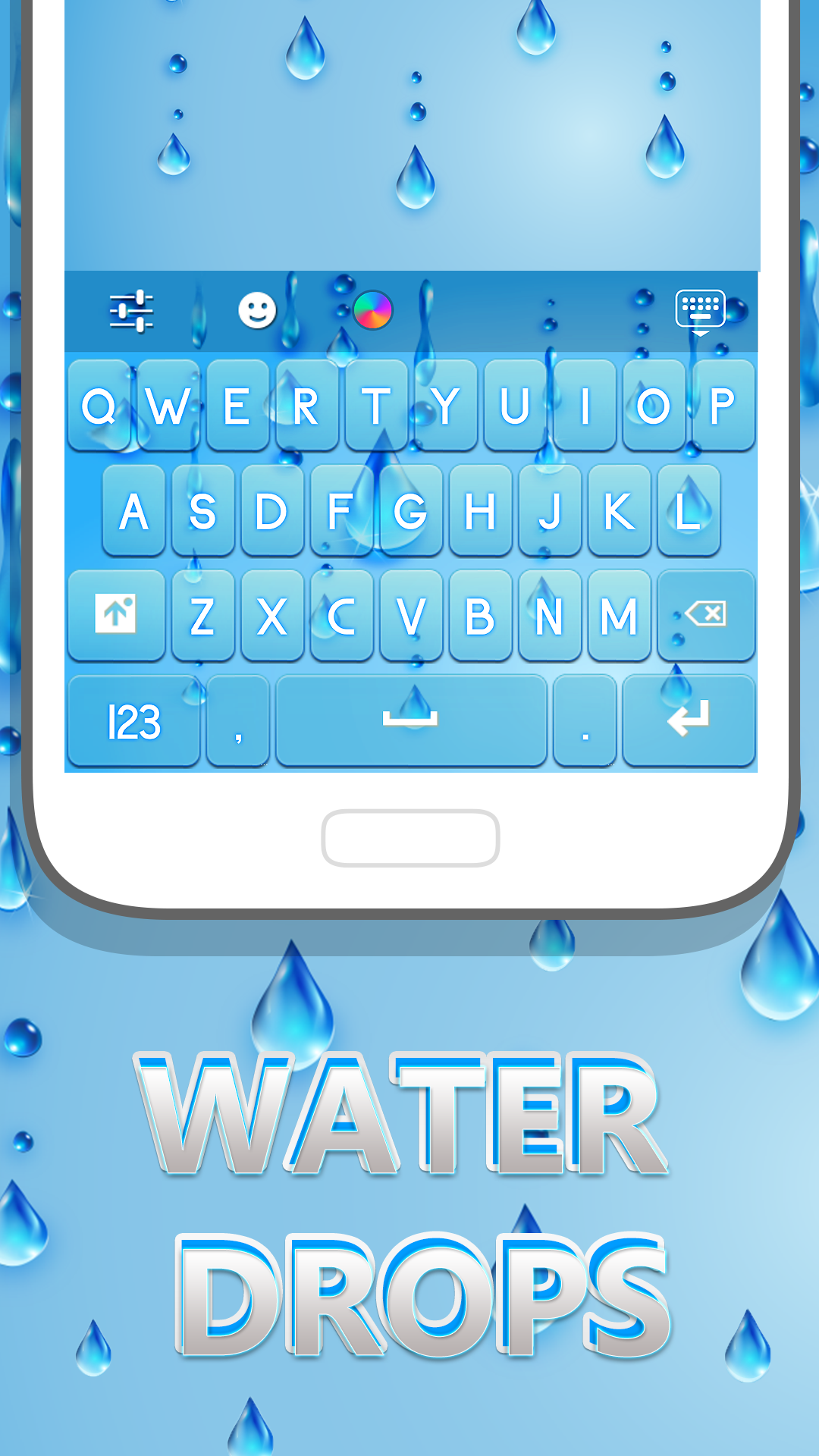 Water Theme for Emoji Keyboard