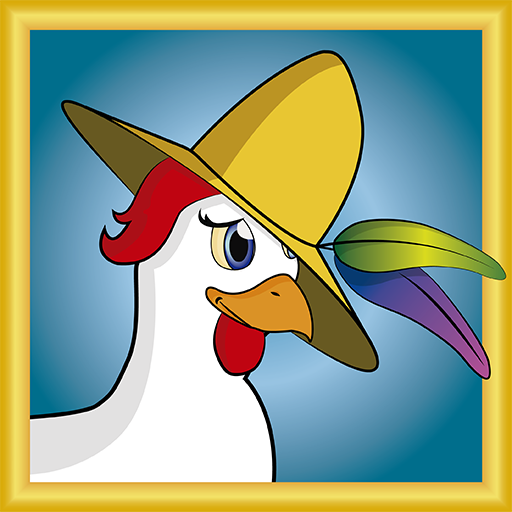 Chicken with hat